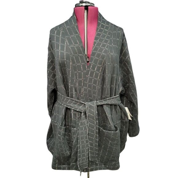 Nike Yoga Therma Fit Reversible Kimono Jacket (Size 2X) - Picture 3 of 10